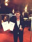 Alex Sparrow received the award �Man of the Year� at �KinoRurik� film festival in Sweden